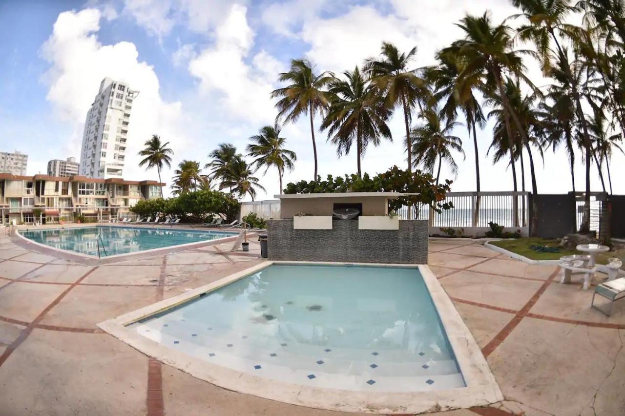 Kasa Ocean Breeze - Cabana Studio Apartment Beachfront Condo Pool San Juan Extérieur photo